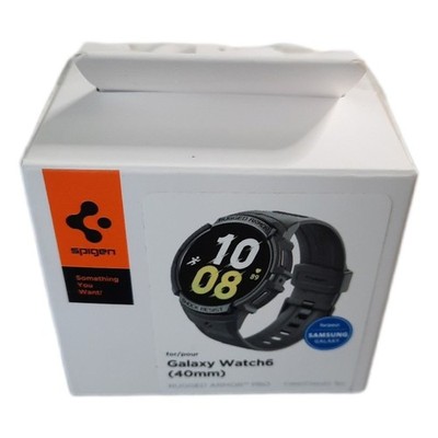 Spigen Rugged Armor Pro Hülle mit Armband Kompatibel mit Samsung Galaxy Watch 6