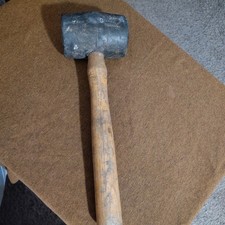 Estwing Deadhead Bounce Resistant Rubber Mallet Hickory Handle Made In USA