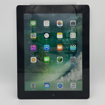 Apple iPad 4 64GB Cellular Silber SIM WLAN iCloud frei funktionstüchtig