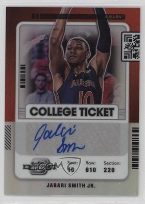 2022-23 Panini Chronicles Draft Picks 26/99 Jabari Smith Jr Rookie Auto RC 1pe9