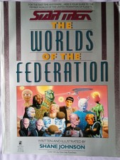 Star Trek ✨Światy Federacji autorstwa magazynu Shane Johnson #26 ✨1989