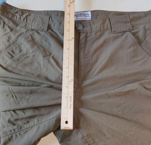 Columbia Titanium Convertible Pants Womens 14 Short 38x28 Green Ankle Ties Hike - Picture 13 of 19