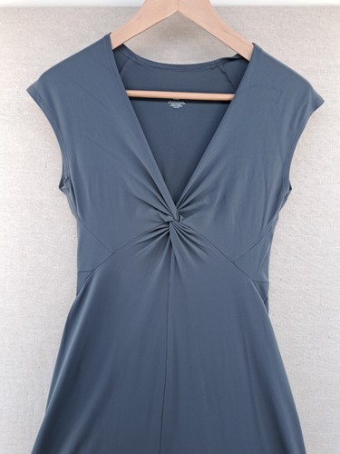 Patagonia Dress Womens Small Gray Stretch Athletic Midi Bandha - Picture 2 of 7