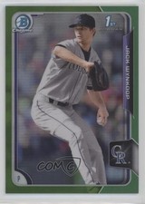 2015 Bowman Draft Chrome Green Refractor 36/99 Jack Wynkoop #95 1u0