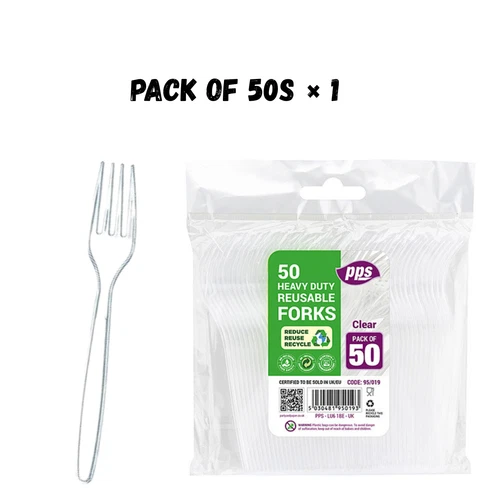 Pps Hd Plastic Fork 50s × 1