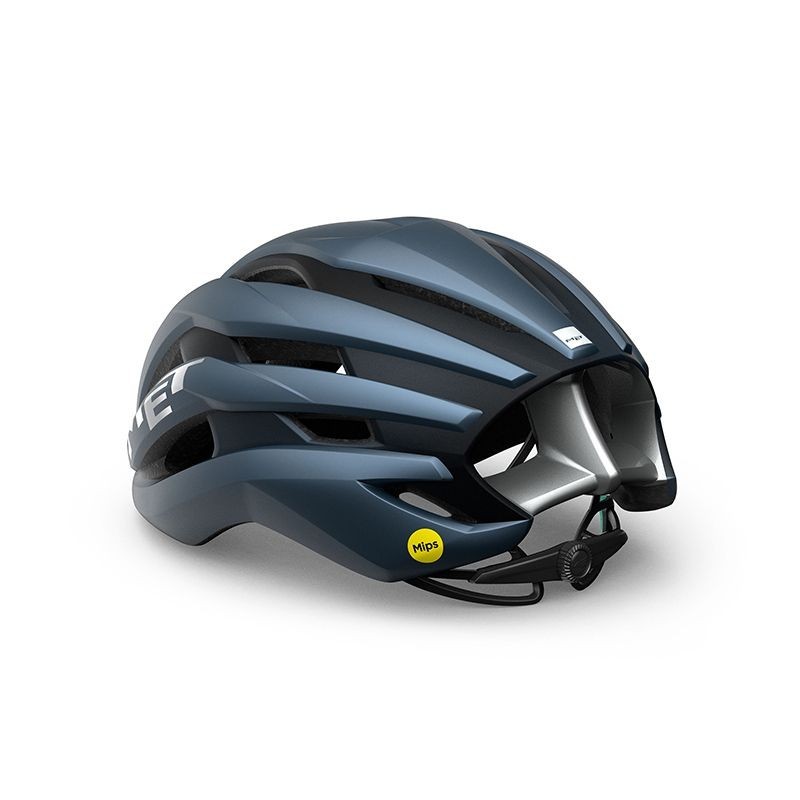 MET TRENTA MIPS – ROAD CYCLING HELMET – MATT NAVY BLUE/SILVER – FREE US SHIPPING