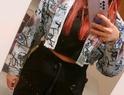 Jaded London Jeansjacke Jacke Gr. S-M Kurz Oversize