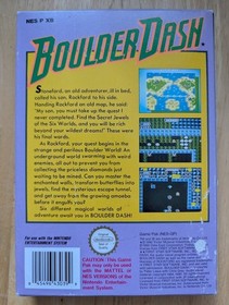 Boulder Dash - NES - PAL - VGC - Boxed with instructions
