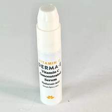 Derma-E Vitamin C Concentrated Serum Hyaluronic Acid Travel .25 fl oz 7ml New
