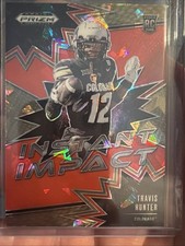 2025 Panini Prizm Draft Picks - Instant Impact Travis Hunter #II-THR Red Ice 