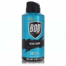 Bod Man Blue Surf by Parfums De Coeur Body spray 4 oz Men 