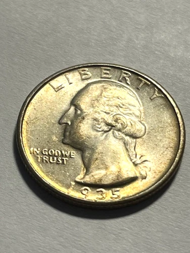 New Listing1935-D Washington Quarter/Silver/XF+ #11602-2