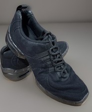 Womens Bloch Boost Split Sole Dance Sneakers Black Mesh Lace Up Size 10