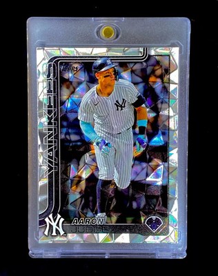 Aaron Judge RARE CRACKED ICE SP INVESTMENT CARD TOPPS YANKEES MVP MINT