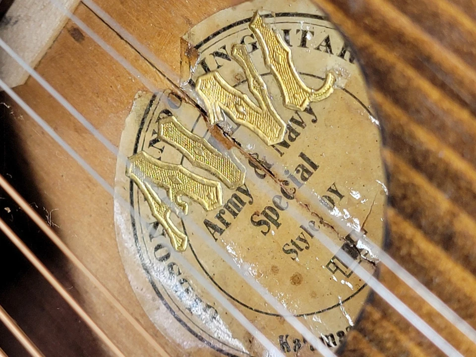 1919 Gibson Mandolin Army Navy Special Model DY Darkwood  With Case - Image 2 of 4