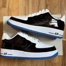 2014 Nike Air Force 1 Concord Patent Black White Game Royal Nike Air Up 2014 Black Game Royal for Sale | Authenticity  main image 4