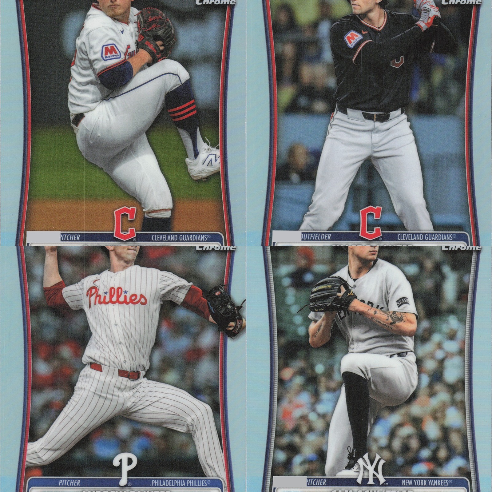2026 Bowman Chrome Baseball Red Rookie Redemption 1-100 U Pick Complete Your Set