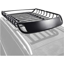 Dachkorb Auto schwarz 120x98cm 110kg Gepäckträger Stahl Universal