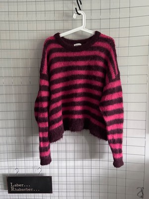 AMERICAN VINTAGE Pullover Gestreift pink/Lila L