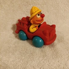 Vtg. Tyco PreSchool Jim Henson Productions Sesame Street Ernie Fire Truck Toy