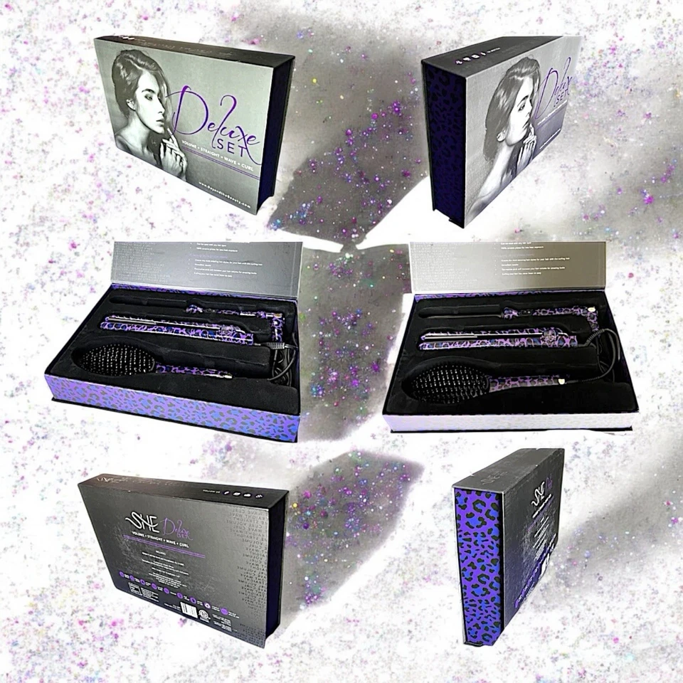 Casa rodante SHE Beyond the Beauty Deluxe juego de herramientas para el cabello de 3 piezas nuevo en caja $249 Foto 3 de 4