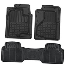 Premium All Weather Rubber Floor Mats for Cars SUV Trucks, Heavy Duty