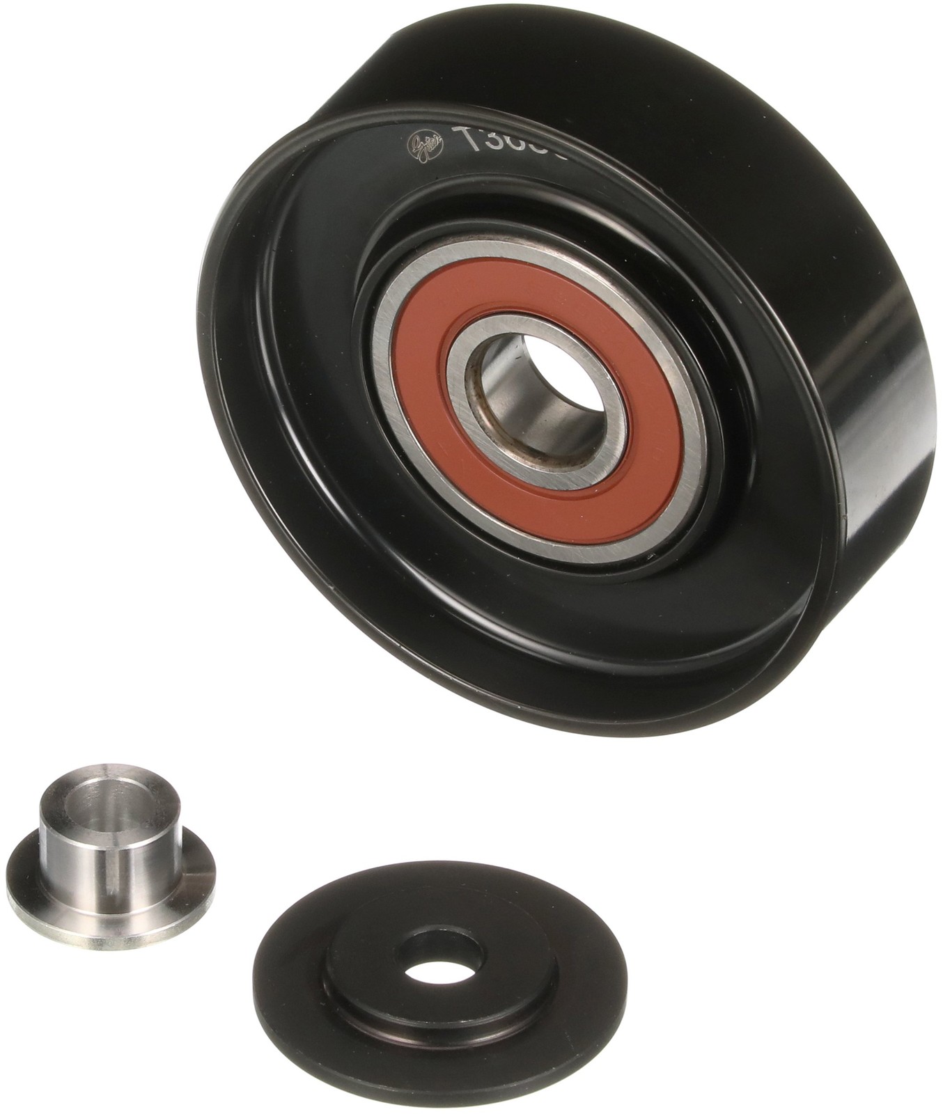 Lower GATES-OE T36381 Deflection/Guide Pulley, V-ribbed belt for TOYOTA