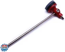 TUOREN Stainless Steel Shaft Bass Drum Beater Pedal Hammer Felt Beater Head P