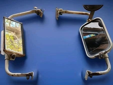 ROTUNDA (Ford) West Coast  Jr.  mirrors With Wind Deflector Patina Cream Color