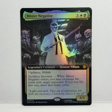 Mister Negative Extended Art Foil #135 Mythic MTG Spider-Man SPM EN NM