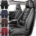 For Honda Accord/Civic/CR-V/HR-V 4-Door Leather Car Seat Covers Full Set