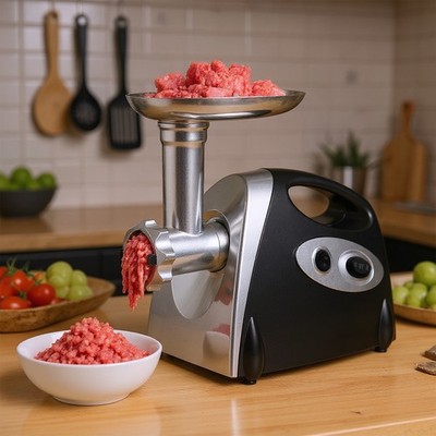 Elektrisch Fleischwolf Wurstmaschine Hackfleisch Wurstfüller Küchenmaschinen