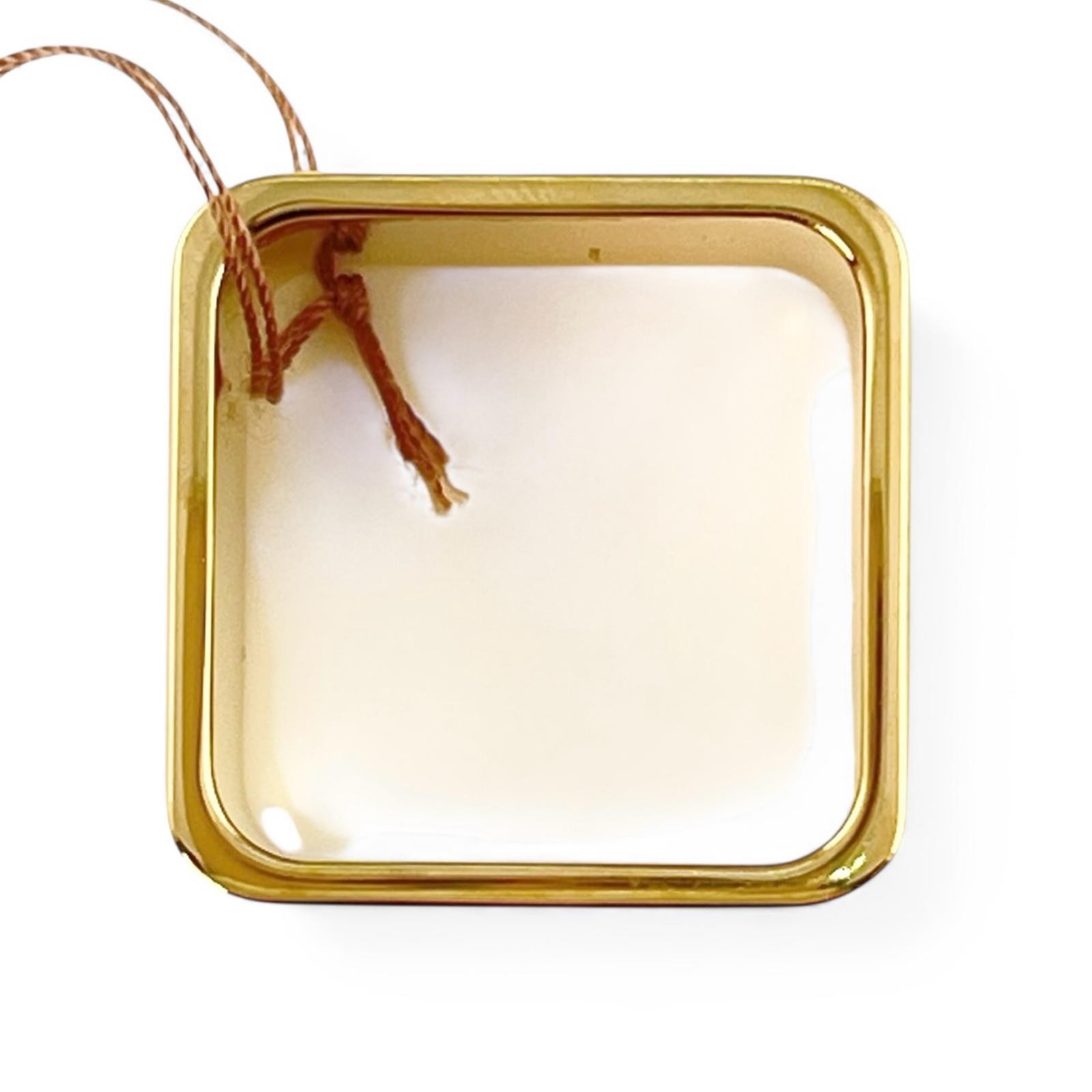 Pristine HERMES Scarf ring BOLDUC Square gold Wom… - image 6