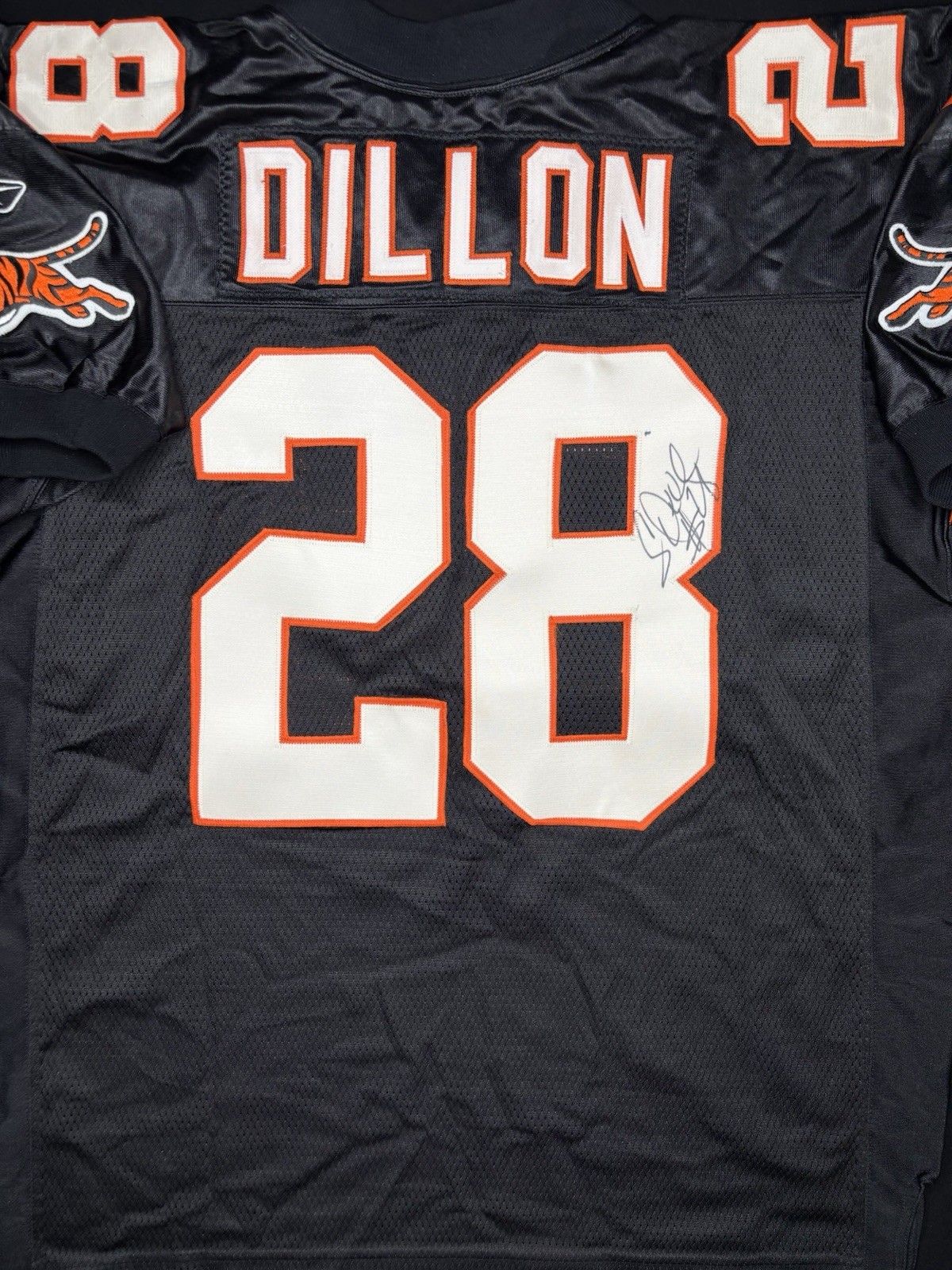 Corey Dillon Autographed Reebok Authentic Cincinnati Bengals #28 Football Jersey