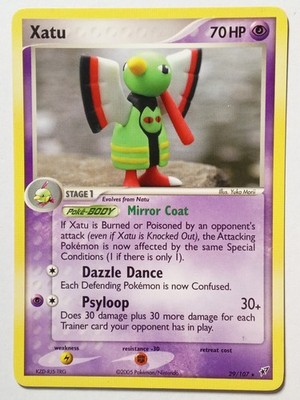 Xatu 29/107 VLP - Yuka Morii Clay Art - EX Deoxys Pokemon Card | eBay