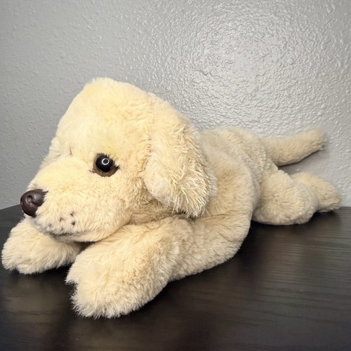 FAO Schwarz Gelb Labrador Golden Retriever Welpe Hund Plüsch Liegend 2020 - Bild 4 von 11