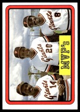 MVP's (Frank Robinson / Vida Blue / Joe Morgan) 1983 Donruss #648