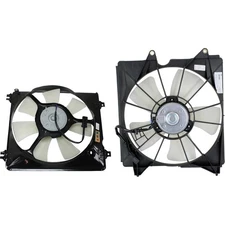 Radiator and A/C Condenser Cooling Fan For 2008-12 Honda Accord 13-15 Acura RDX