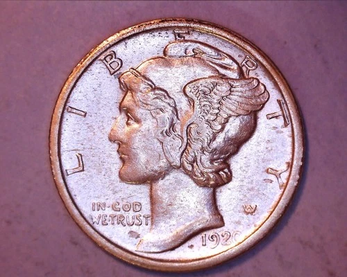 1920-D Mercury Head Silver Dime  VF/XF *** 217-6AA