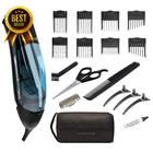 Vacuum Hair Clippers for Men Mess Free Haircut and Beard Trimmer Kit with Built
