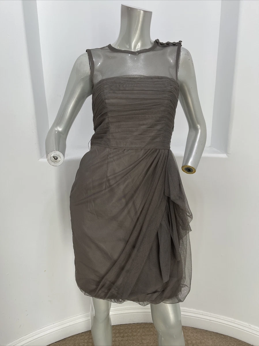 Vera wang grey clearance dress