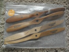 New Lot of 4 RC Airplane Top Flite Wood Propellers 9x5 NOS