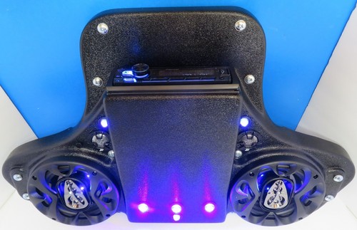 YAMAHA GOLF CART OVERHEAD STEREO SYSTEM FITS 2007-2023 BLUETOOTH WITH SPEAKERS - Bild 7 von 14