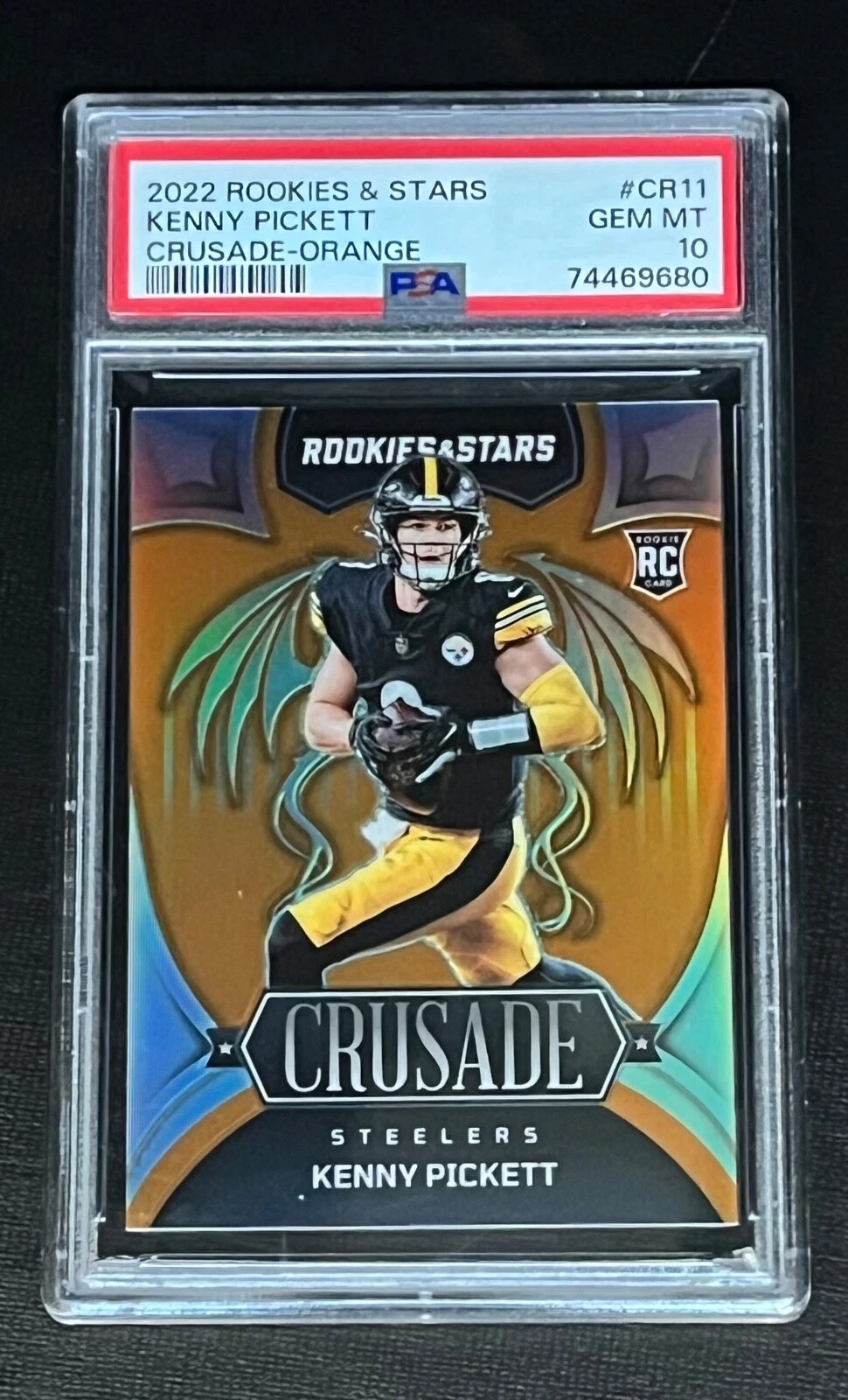 Kenny Pickett Panini Rookies & Stars Crusade #CR11 Orange