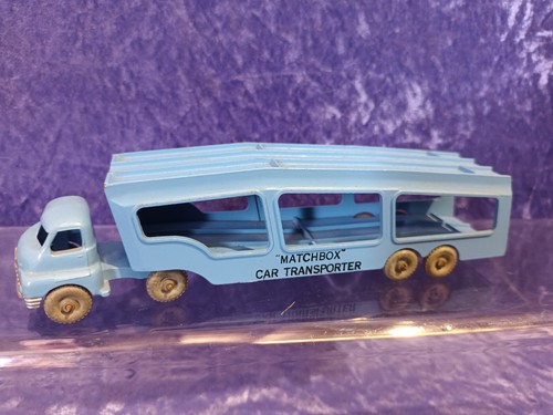 Lesney England Matchbox Bedford Car Transporter Loose Major Pack 2 Grey Wheels