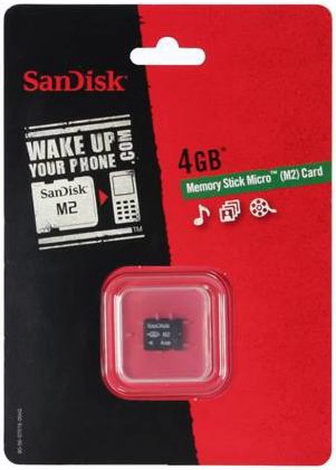 Genuine Sandisk 4Gb M2 Memory Stick Micro M2 for Sony PSP + phone (UK Stock) NEW - Image 4 of 4