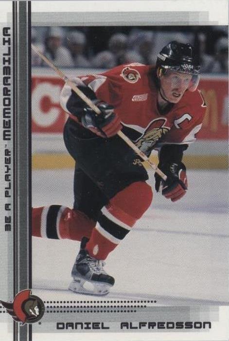 2000-01 In the Game Be A Player Memorabilia - Daniel Alfredsson #195 - 1 of 1