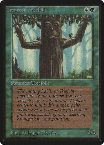 Ironroot Treefolk [Beta Edition] MTG Near Mint - Picture 1 of 1