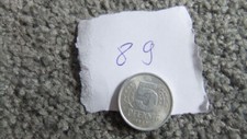 5 DDR OST  PFENNIG GL&Uuml;CKSPFENNIG GEBURTSTAG 1989