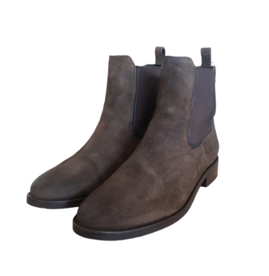 Thursday Boot Co Dark Brown Suede Leather Chelsea Ankle  display picture 1